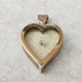 Delightful Floating Diamond Heart Pendant in 9ct Gold