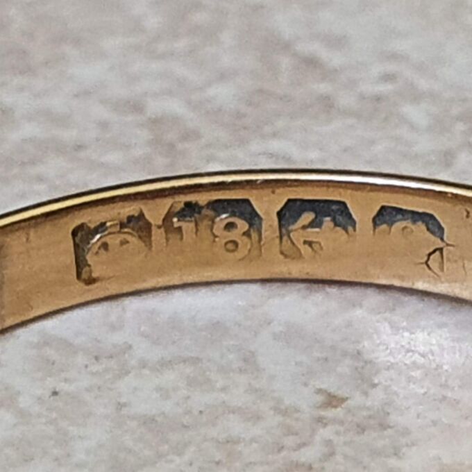 Edwardian Ruby and Diamond Ring in 18ct gold.