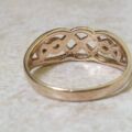 Graduating Celtic Knot Ring in 9ct Gold.
