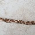 Fancy Twisted Link Bracelet in 9ct Rose Gold