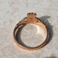 Simple Claddagh Ring in 9ct Rose Gold, a UK L 1/2 or a US 6 1/4