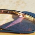 Huge Synthetic Colour Change Sapphire Ring in 9ct Gold, a UK N 1/2 or US 7 1/4.