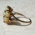 Seven Stone Opal Cluster Ring in 9ct Gold, a UK M 1/2 – N or a US 6 3/4