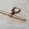 Plain T or Albert Bar in 9ct Gold