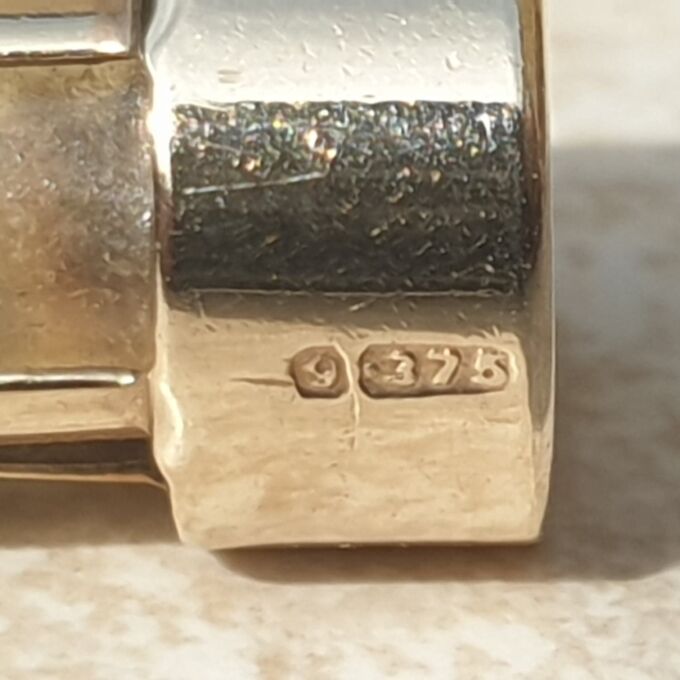 Miners Lamp in 9ct Gold