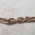 Fancy Twisted Link Bracelet in 9ct Rose Gold
