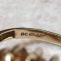 Big Citrine Solitaire Ring in 9ct Gold, a UK M 1/2 or a US 6 3/4