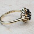 Sapphire and Diamond Ring in 9ct Gold