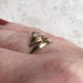 Snake Ring in 9ct Gold,  a UK L or a US 6.