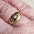 Peridot Gypsy Ring in 9ct Rose Gold,  a UK L 1/2 or a US 6.