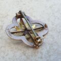Small Antique Amethyst Brooch in 9ct Gold
