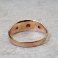 Ruby and Diamond Ring in 9ct Gold.