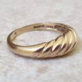 Graduating Dome Ring in 9ct gold, a UK L or a US 5 3/4