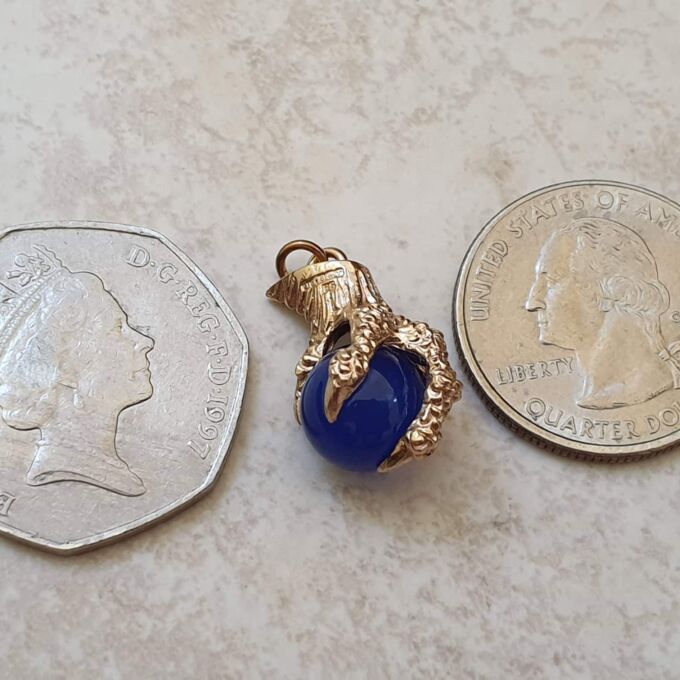Dragon or Eagle Claw Talon Pendant in 9ct Gold