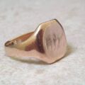 Simple Signet Ring in 9ct Gold.