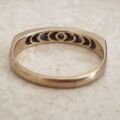 Sapphire and Diamond Stacking band Ring in 9ct gold, a UK R or a US 9.