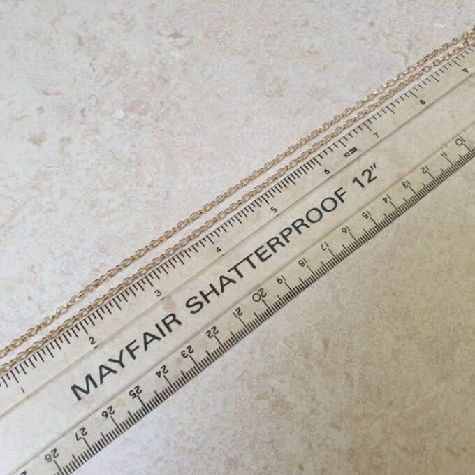 Large Oval Link Belcher or Rolo Chain in 9ct Gold, 20 inches.