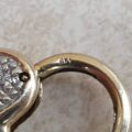 Gorgeous Italian Sparkly Heart Lock
