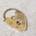 Reserved – Plain Padlock in 9ct Gold