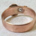 Antique Buckle Ring in 9ct Rose Gold.
