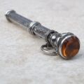 Antique Ornate Propelling Pencil in Silver with Vintage Box