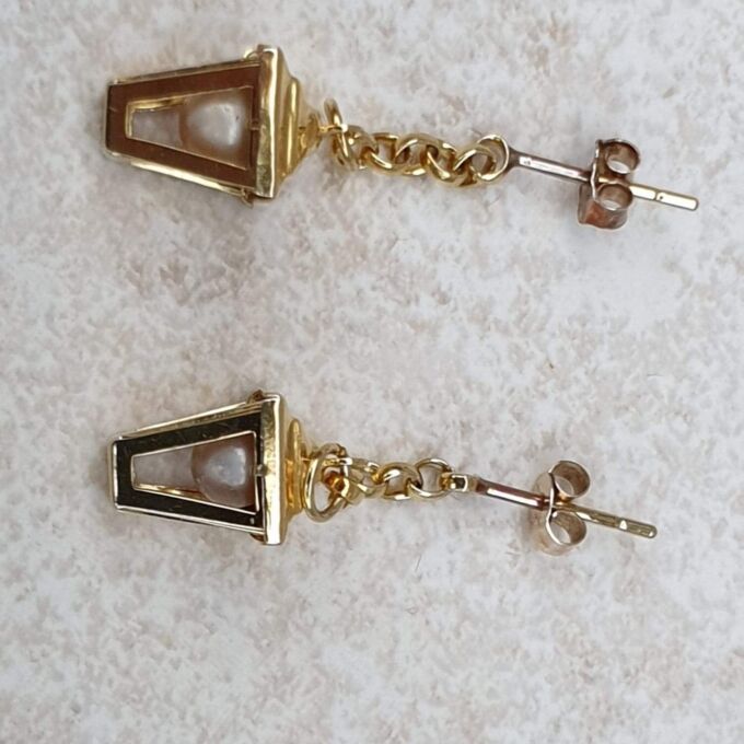 Lantern Earring in 9ct Gold