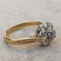 Diamond Set Daisy Cluster Ring in 18ct Gold
