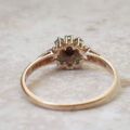 Agate and Diamond Cluster Ring in 9ct Gold, a UK N 1/2 or a US 7 1/4