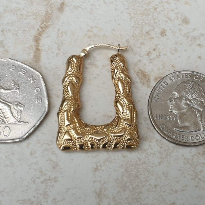 Big Bold Earrings in 9ct Gold