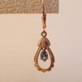 Topaz Dangle Drop Earrings in 9ct Gold