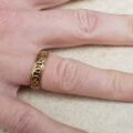 Celtic Knot Wedding Band in 9ct Gold,  a UK M 1/2 or a US 6 1/2.