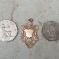 Vintage Ornate Medallion Pendant in 9ct Rose Gold