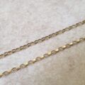 Oval Belcher or Rolo Chain in 9ct Gold, 17.5 inches.