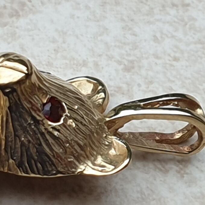 Large Teddy Bear in 9ct Gold