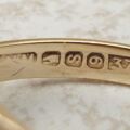 Snake Ring in 9ct Gold,  a UK L or a US 6.