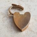 Plain Padlock in 9ct Rose Gold