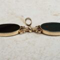 Onyx and Bloodstone Locket in 9ct Gold