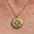 Ornate Flower Locket in 9ct Gold