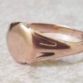 Edwardian Signet Ring in 9ct Rose Gold.