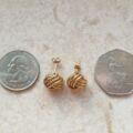 Knot Earrings in 9ct Gold