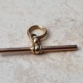Plain T or Albert Bar in 9ct Gold