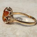 Madeira Citrine Oval Solitaire Ring in 9ct Gold,  a UK P 1/2 or a US 8.