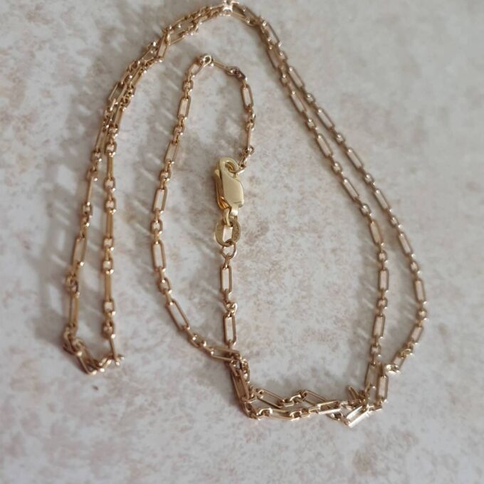 Fancy Link Chain in 9ct Gold, 20 inches