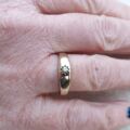 Diamond Solitaire Ring in 9ct Gold,  a UK P or a US 7 3/4 – 8.