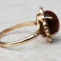 Fancy Tigers Eye Ring in 9ct Gold, a UK L or a US 6.