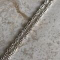 Rope Chain in Sterling Silver, 24 inches.