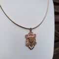 Vintage Ornate Medallion Pendant in 9ct Rose Gold