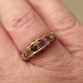 REGARD Acrostic Ring in 9ct Gold, a UK L 1/2 or a 6 1/4