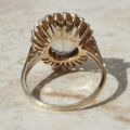 Huge Oval Prasiolite Ring in 9ct Gold,  a UK O 1/2 or a US 7 3/4.