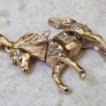Articulated Pony Pendant in 9ct Gold